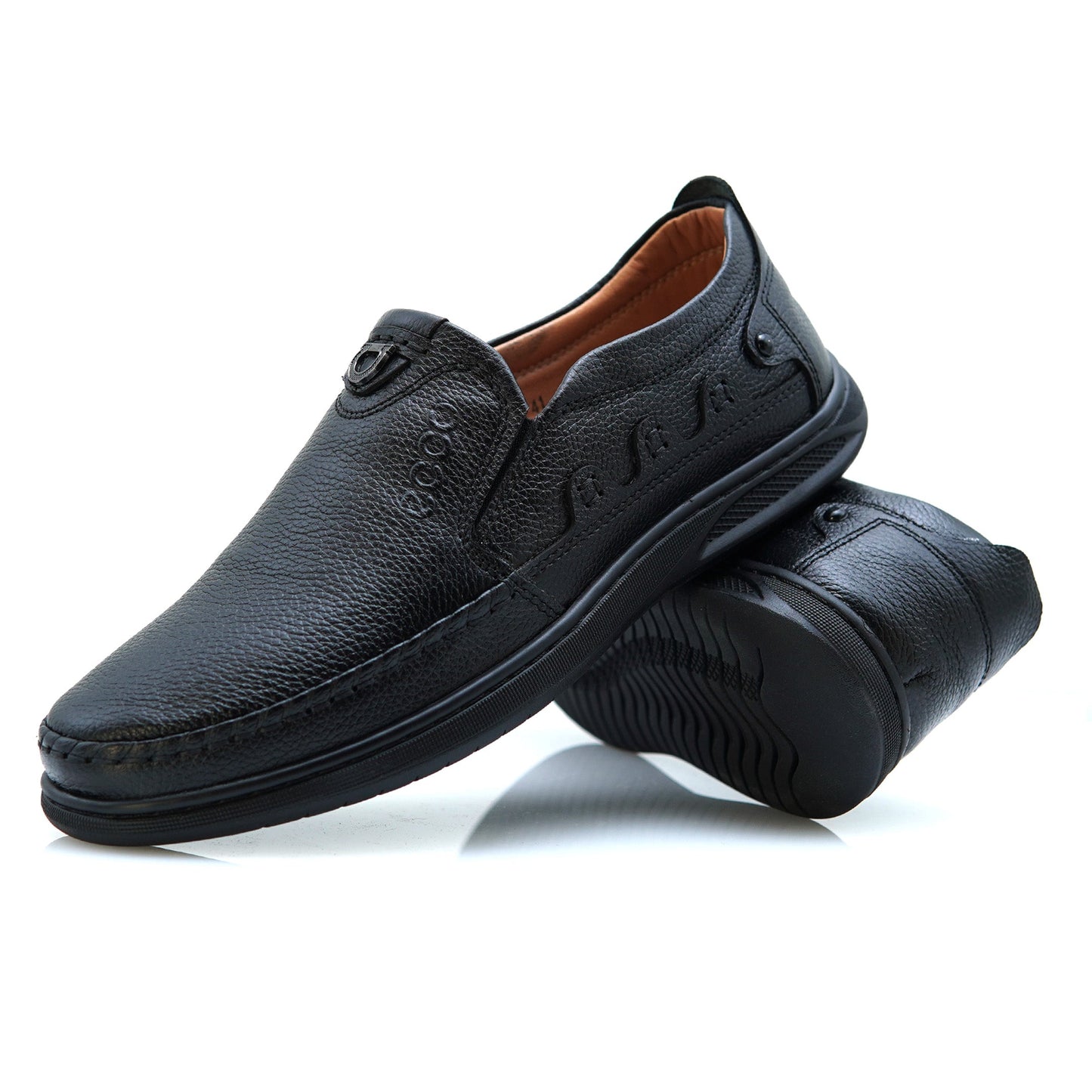 Lekzo Leather Casual LC16 - Black