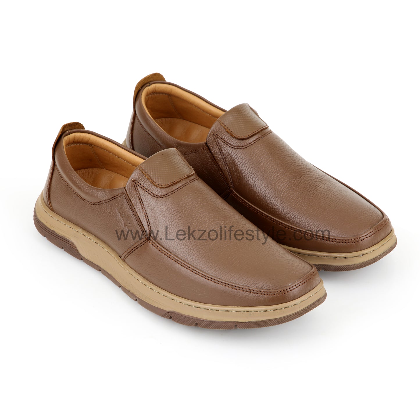 Lekzo Leather Casual LC72 - Mustard