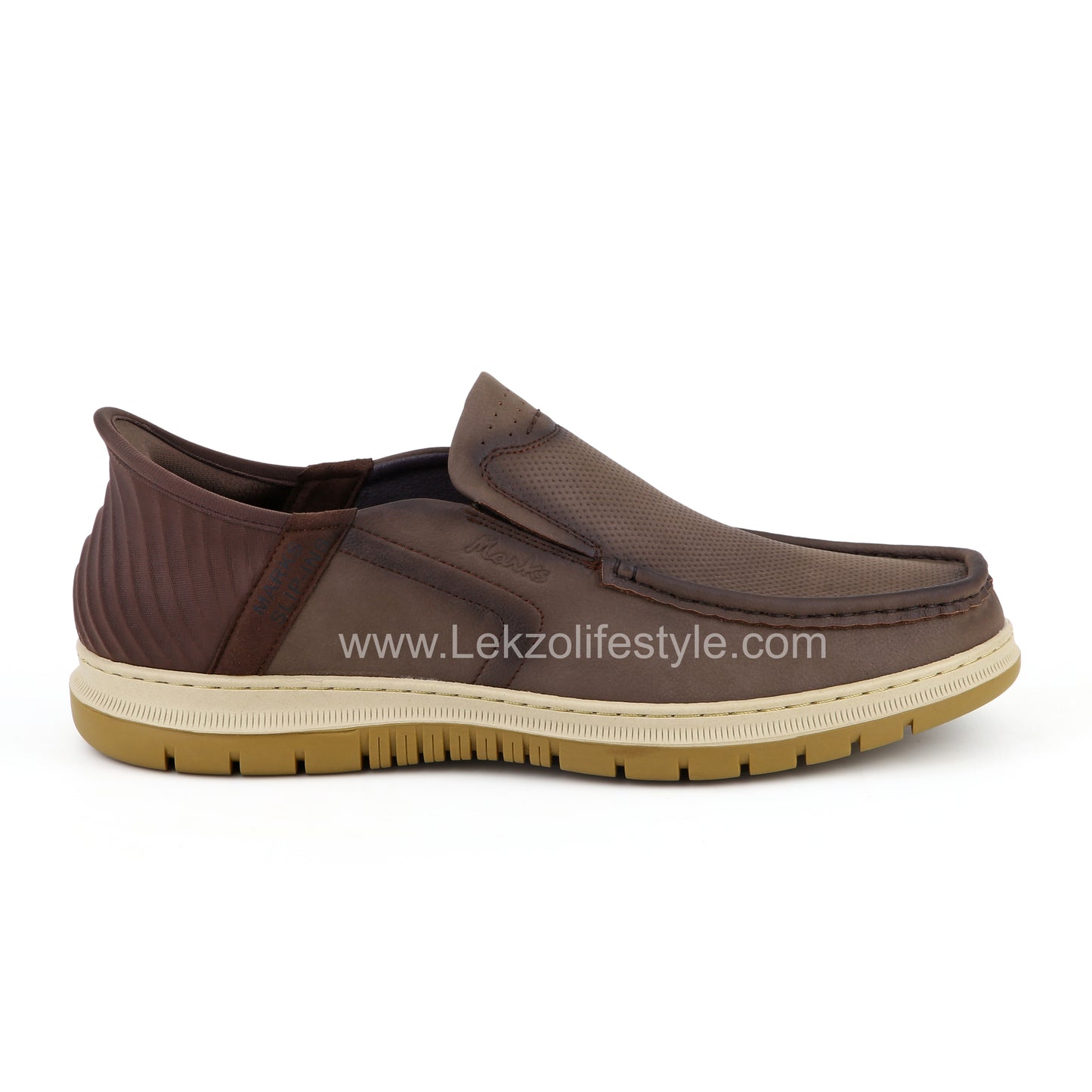 Lekzo Slipin Shoes- Brown