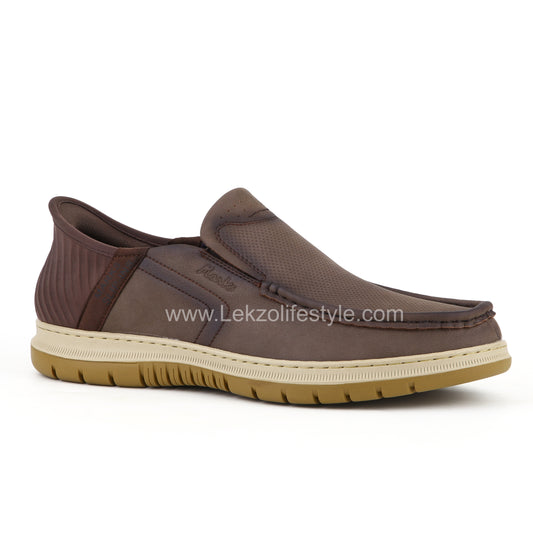 Lekzo Slipin Shoes- Brown