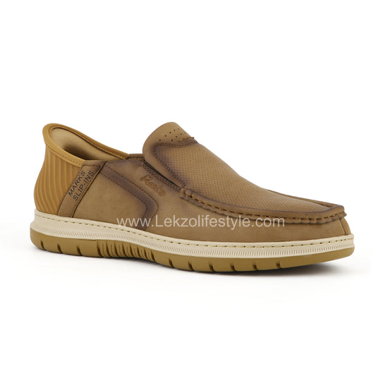 Lekzo Slipin Shoes- Khaki