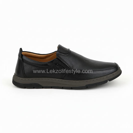 Lekzo Leather Casual LC72 - Black