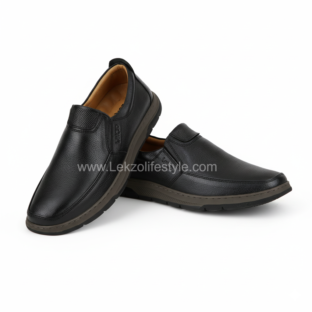 Lekzo Leather Casual LC72 - Black