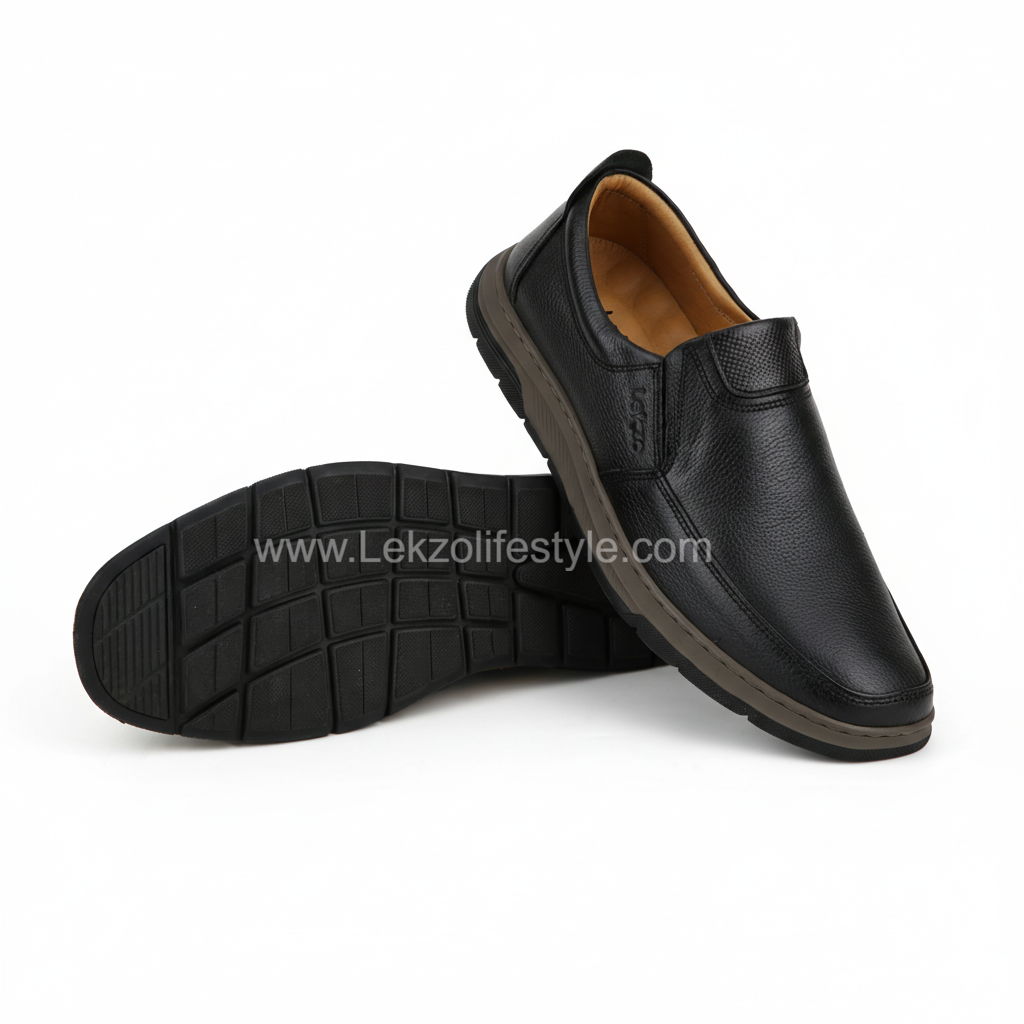 Lekzo Leather Casual LC72 - Black