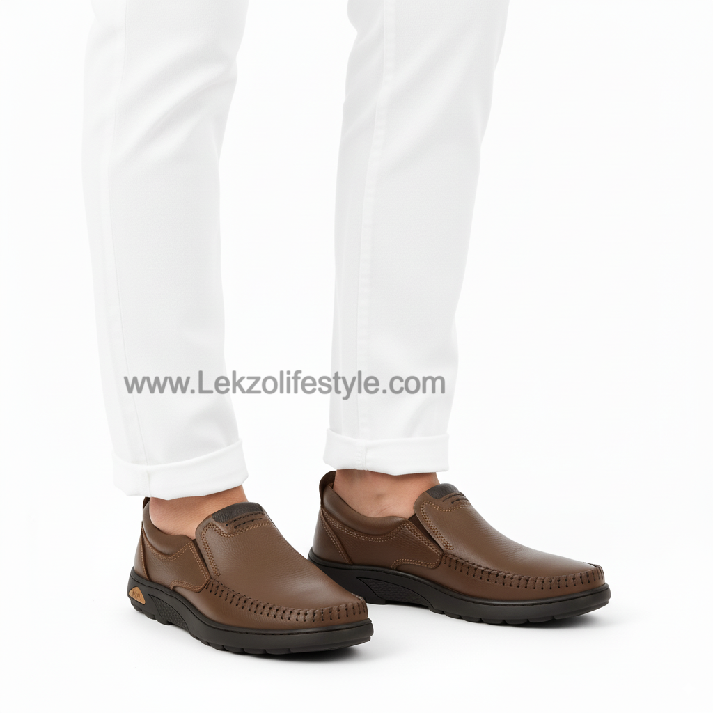 Lekzo Leather Casual LC07 - Mustard