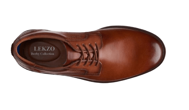 Lekzo Tan Leather Derby DL-02 Lekzo