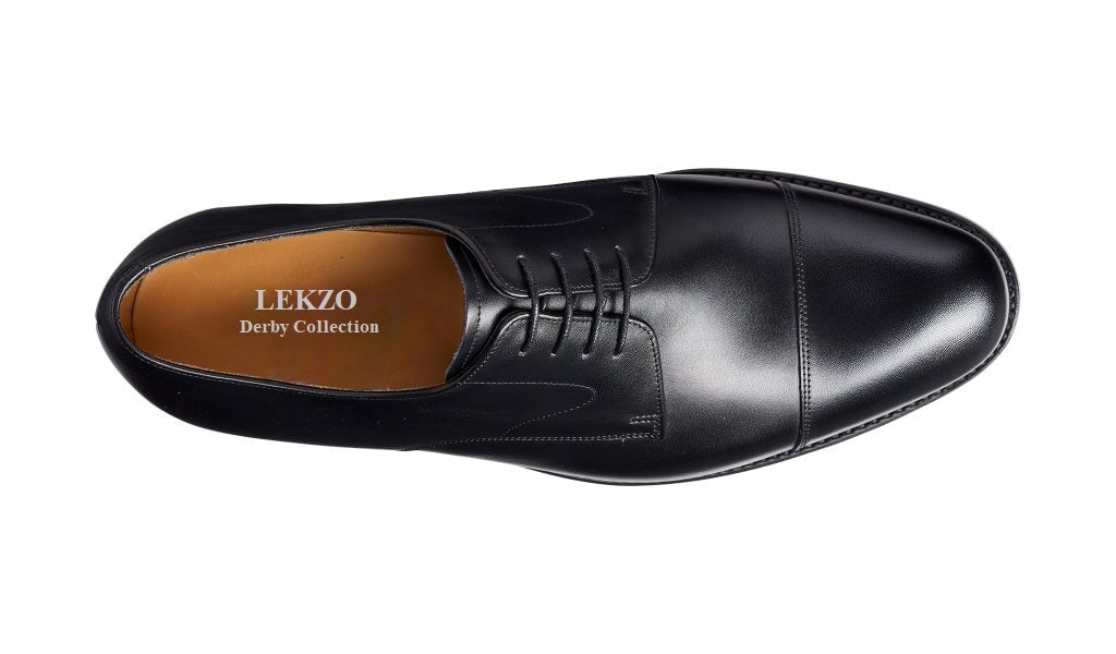 Lekzo Black Leather Derby DL-01 Lekzo