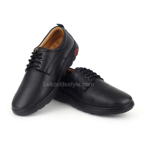 Lekzo Leather Casual LC08 - Black