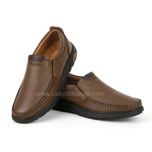 Lekzo Leather Casual LC07 - Mustard