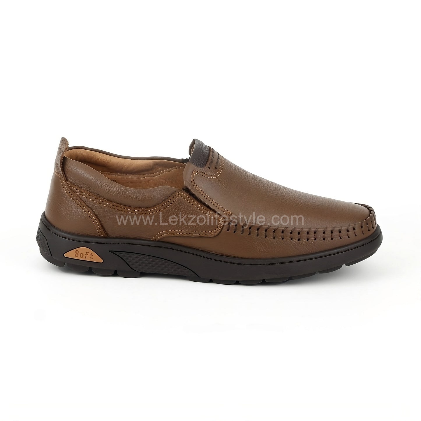 Lekzo Leather Casual LC07 - Mustard