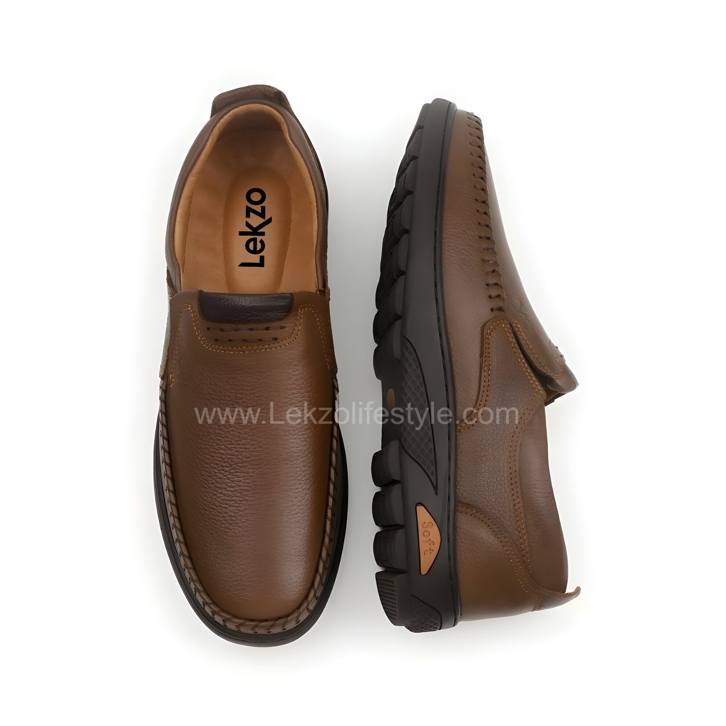 Lekzo Leather Casual LC07 - Mustard