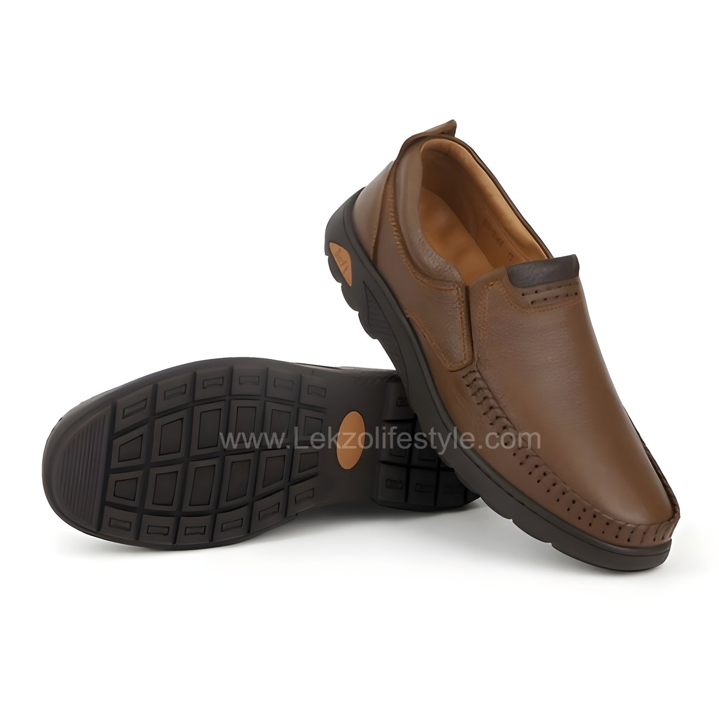 Lekzo Leather Casual LC07 - Mustard