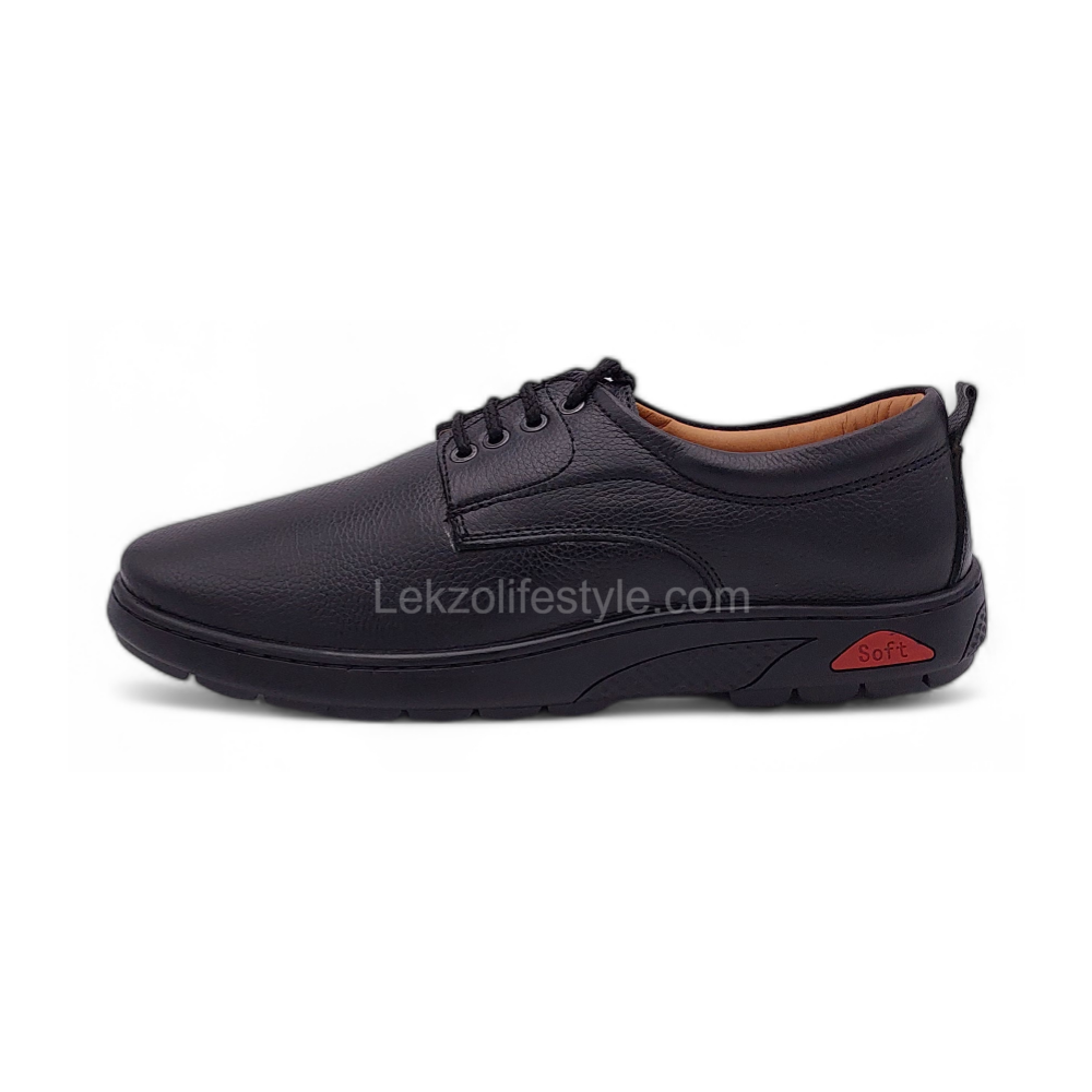 Lekzo Leather Casual LC08 - Black