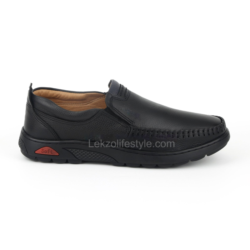 Lekzo Leather Casual LC06 - Black