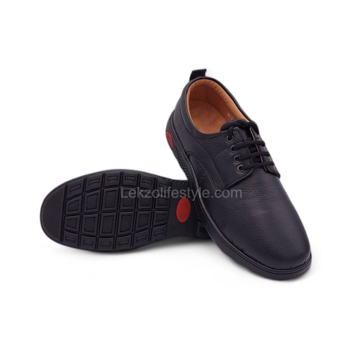 Lekzo Leather Casual LC08 - Black