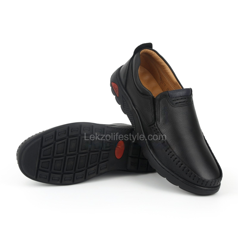 Lekzo Leather Casual LC06 - Black