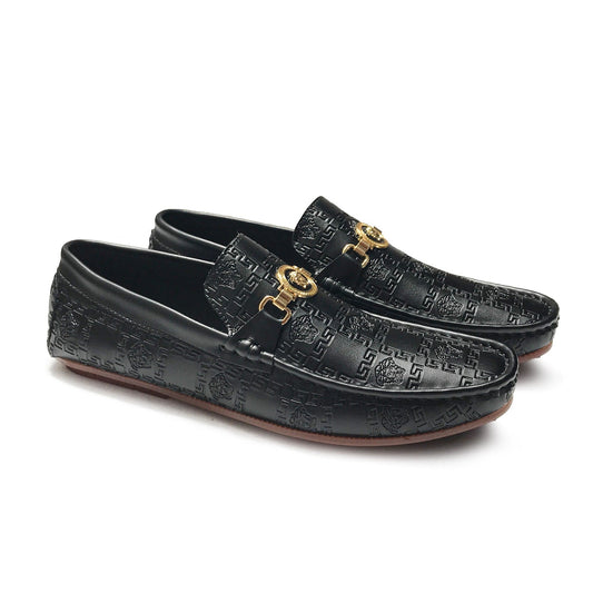 Lekzo Vers-ace Black Loafers for Men SLL-03 Lekzo