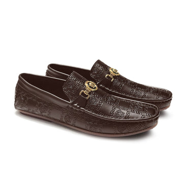 Lekzo Vers-ace Brown Loafers for Men SLL-04