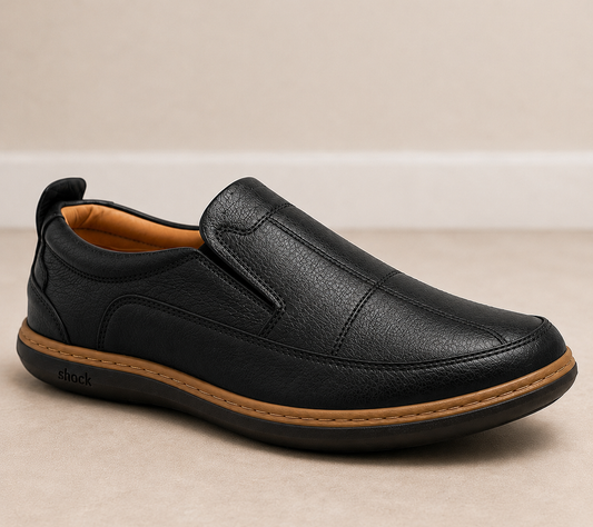 Lekzo Leather Casual LC03 - Black