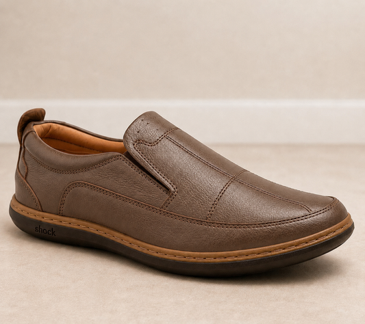 Lekzo Leather Casual LC05 - Mustard