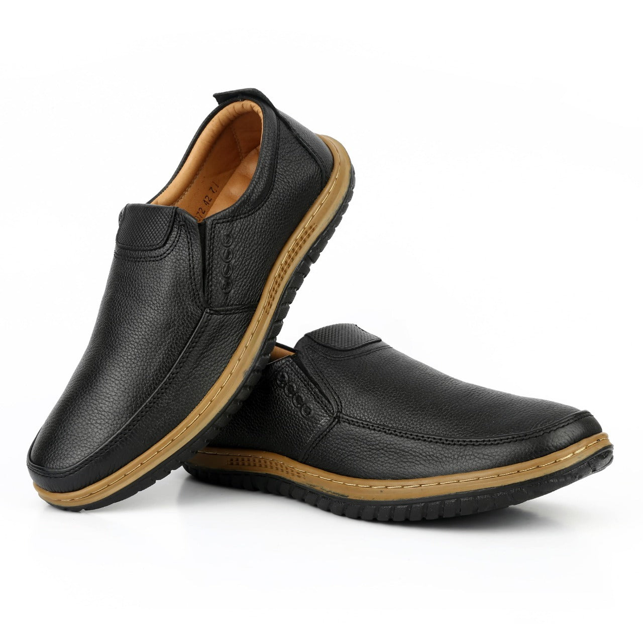 Lekzo Leather Casual LC11 - Black