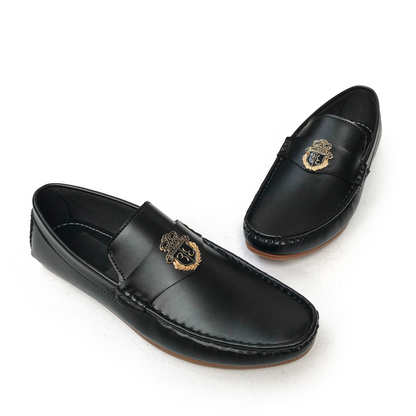 Lekzo Black Loafers for Men SLL-05 Success