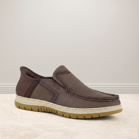 Lekzo Slipin Shoes- Brown