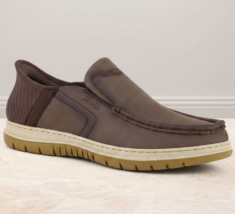 Lekzo Slipin Shoes- Brown