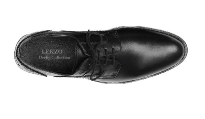 Lekzo Black Leather Derby DL-03 Lekzo 