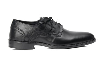 Lekzo Black Leather Derby DL-03 Lekzo 