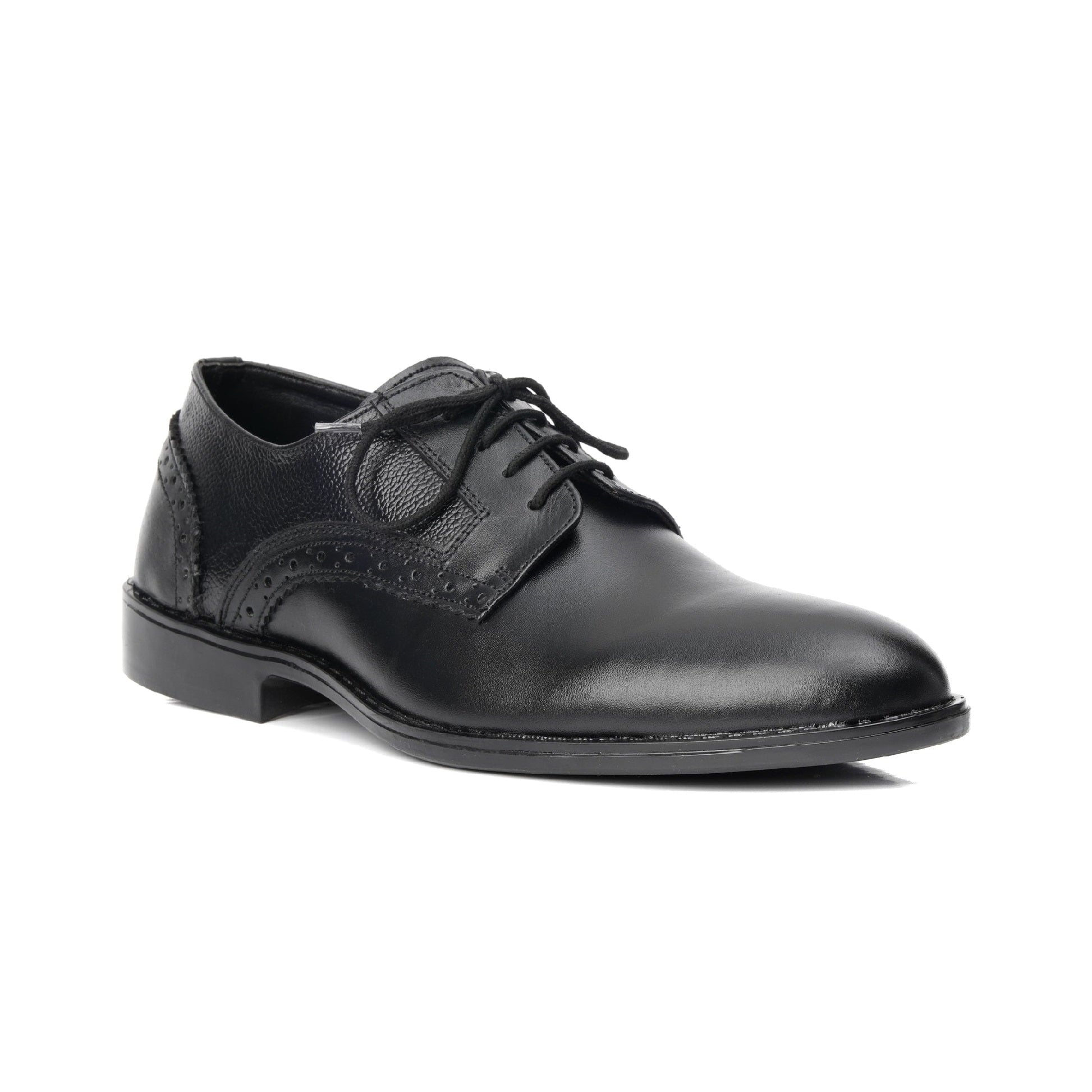 Lekzo Black Leather Derby DL-03 Lekzo 