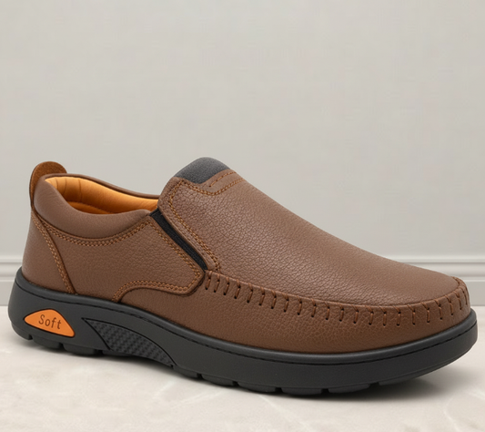 Lekzo Leather Casual LC07 - Mustard