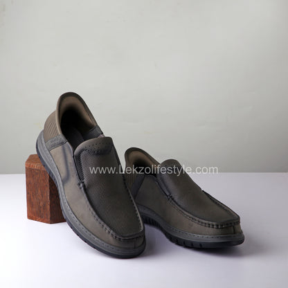Lekzo Slipin Shoes- Grey