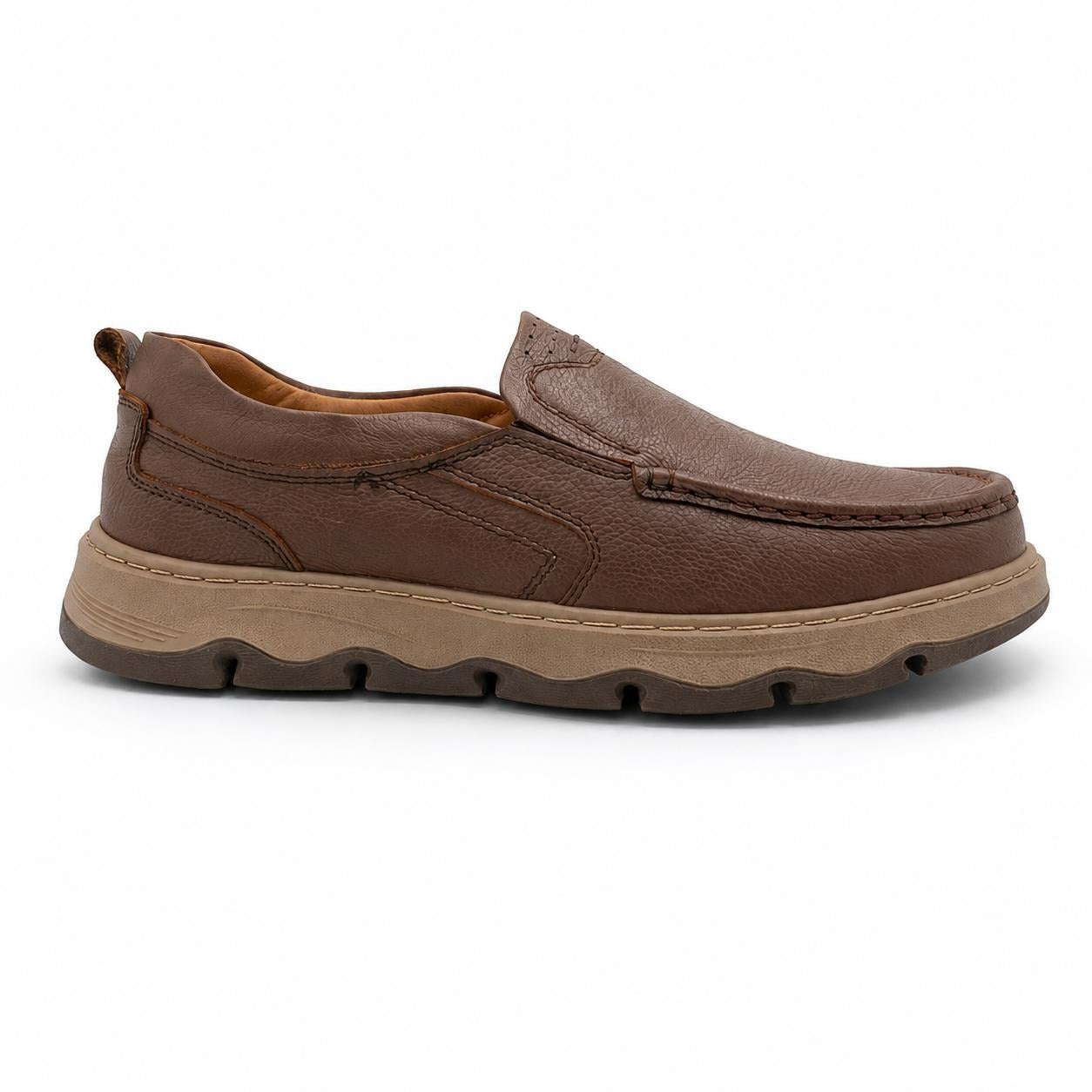 Lekzo Leather Casual LC5051 - Mustard