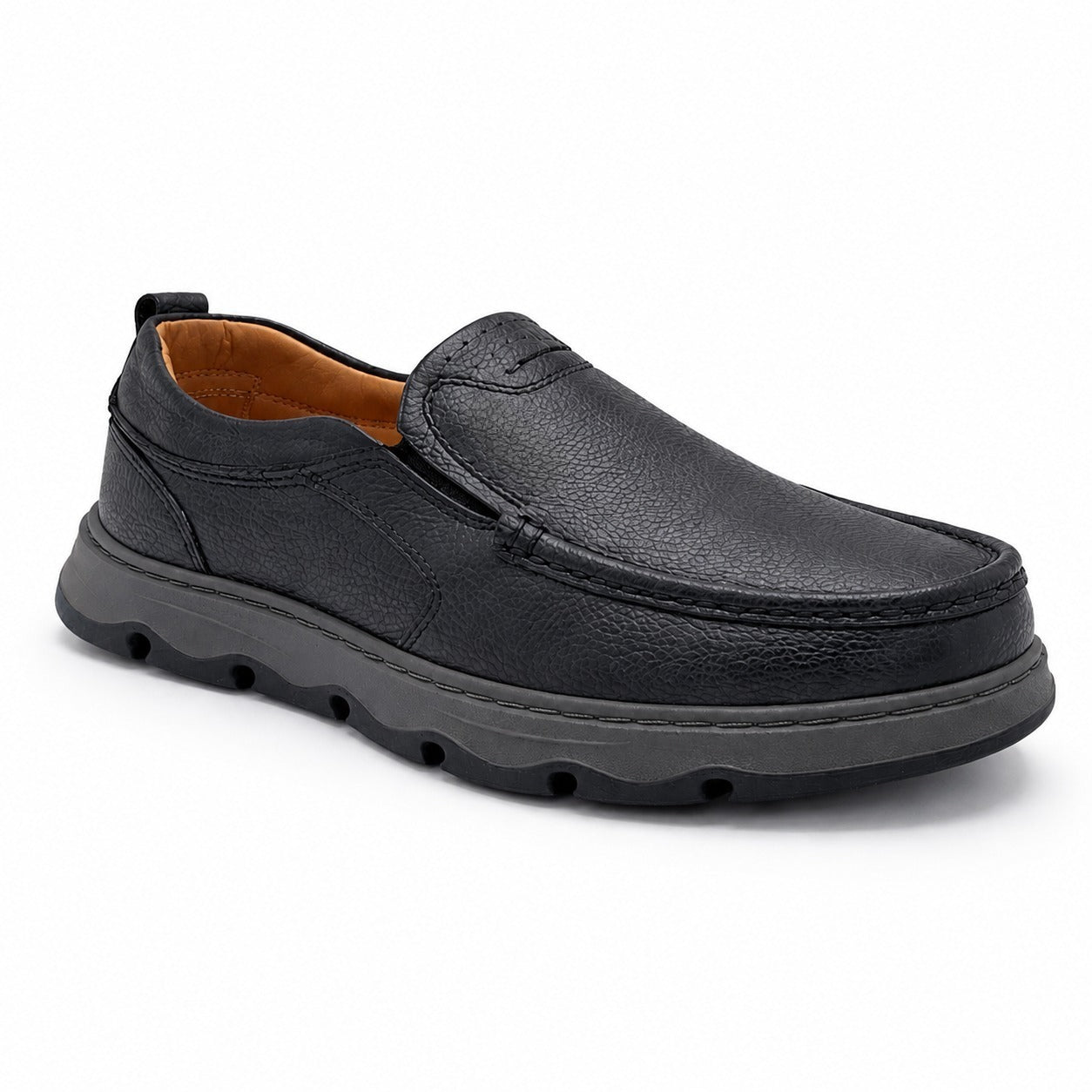 Lekzo Leather Casual LC5051 - Black