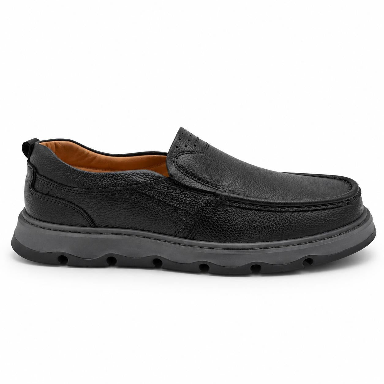 Lekzo Leather Casual LC5051 - Black