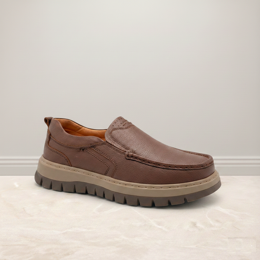 Lekzo Leather Casual LC5051 - Mustard