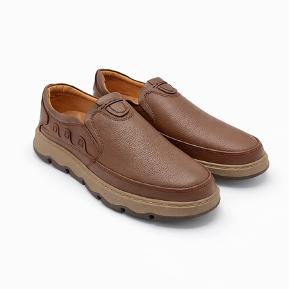 Lekzo Leather Casual LC5056 - Mustard
