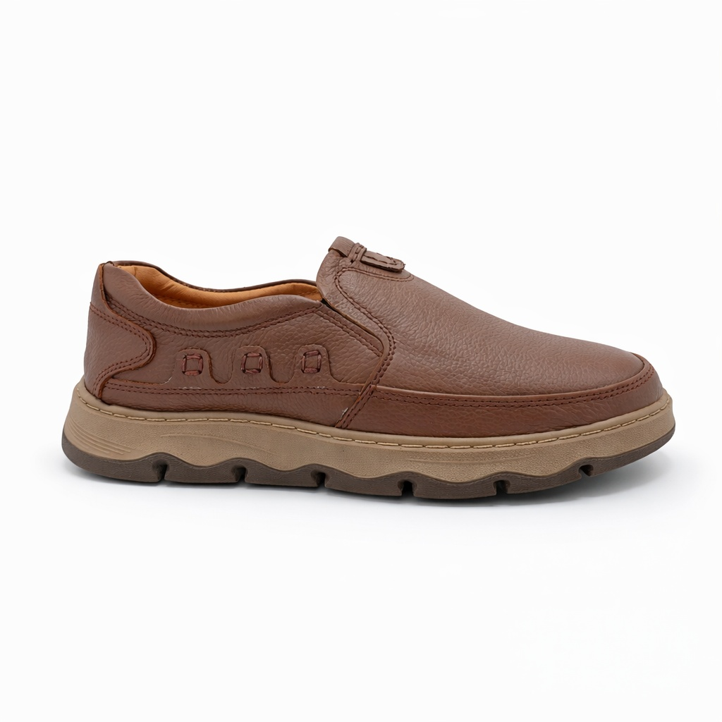 Lekzo Leather Casual LC5056 - Mustard