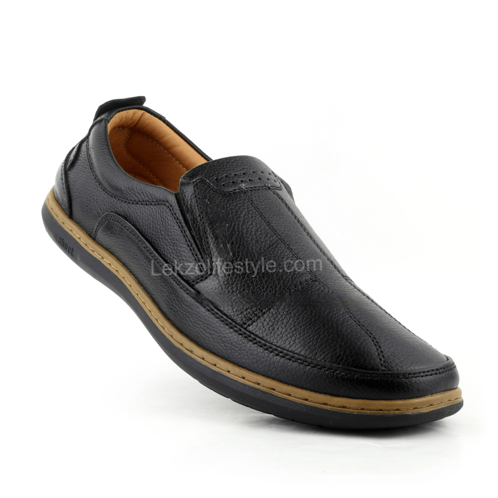 Lekzo Leather Casual LC03 - Black Lekzo 
