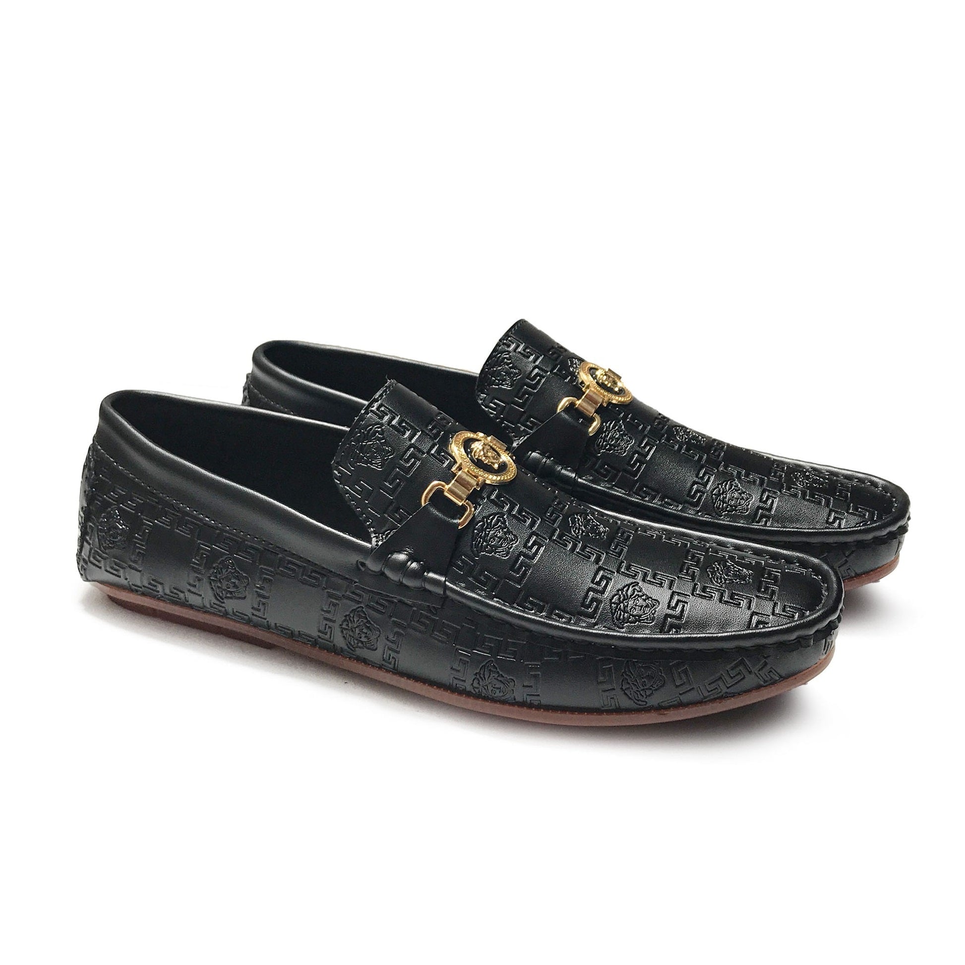 Lekzo Vers-ace Black Loafers for Men SLL-03 Lekzo 
