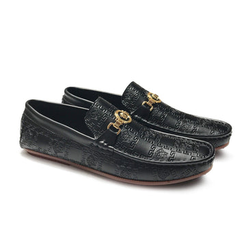 Lekzo Vers-ace Black Loafers for Men SLL-03 Lekzo 