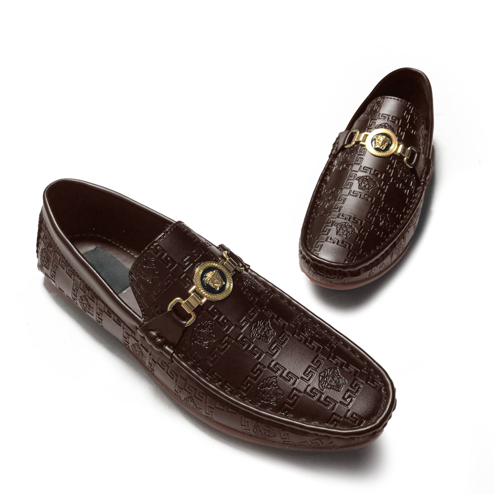 Lekzo Vers-ace Brown Loafers for Men SLL-04