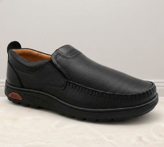 Lekzo Leather Casual LC06 - Black